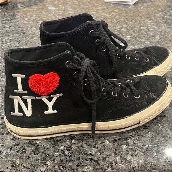 Converse All Stars Other - Black 'I Love NY' High-Top Sneakers‎